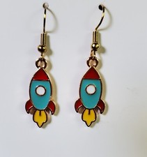 New Hook Earrings - Space Rocket
