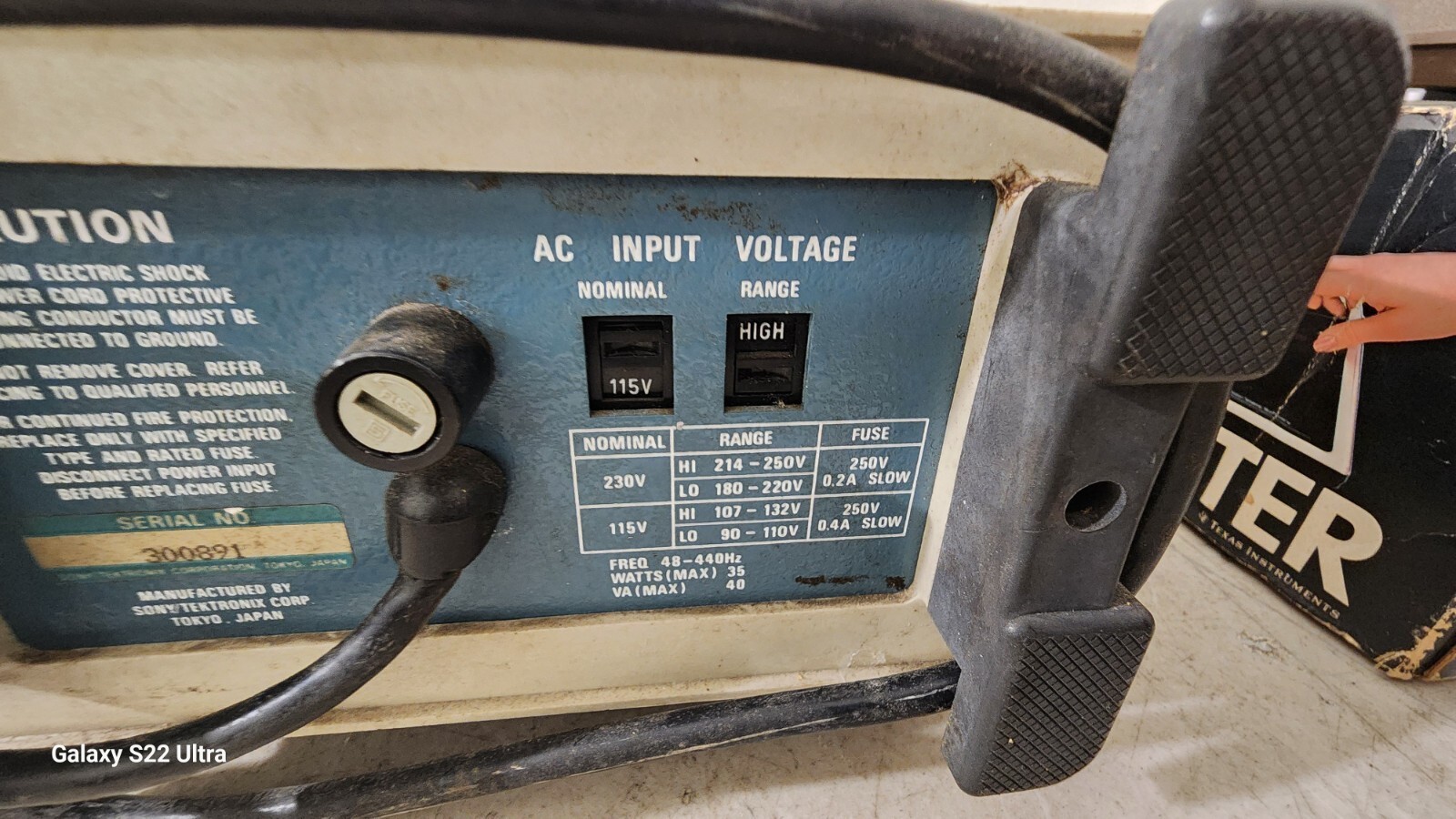 SONY TEKTRONIX 380 NTSC TEST MONITOR OSCILLOSCOPE MADE in JAPAN eBay