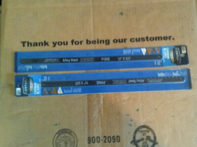 2 Cards of Century part # 04335 Carbon Hacksaw Blades 12'' X 32T