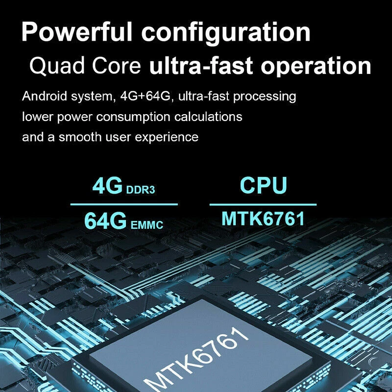 4G Android Smart Watch Touch Screen 4GB RAM+ 64GB ROM GPS WiFi Camera Smartwatch - Image 4 of 4