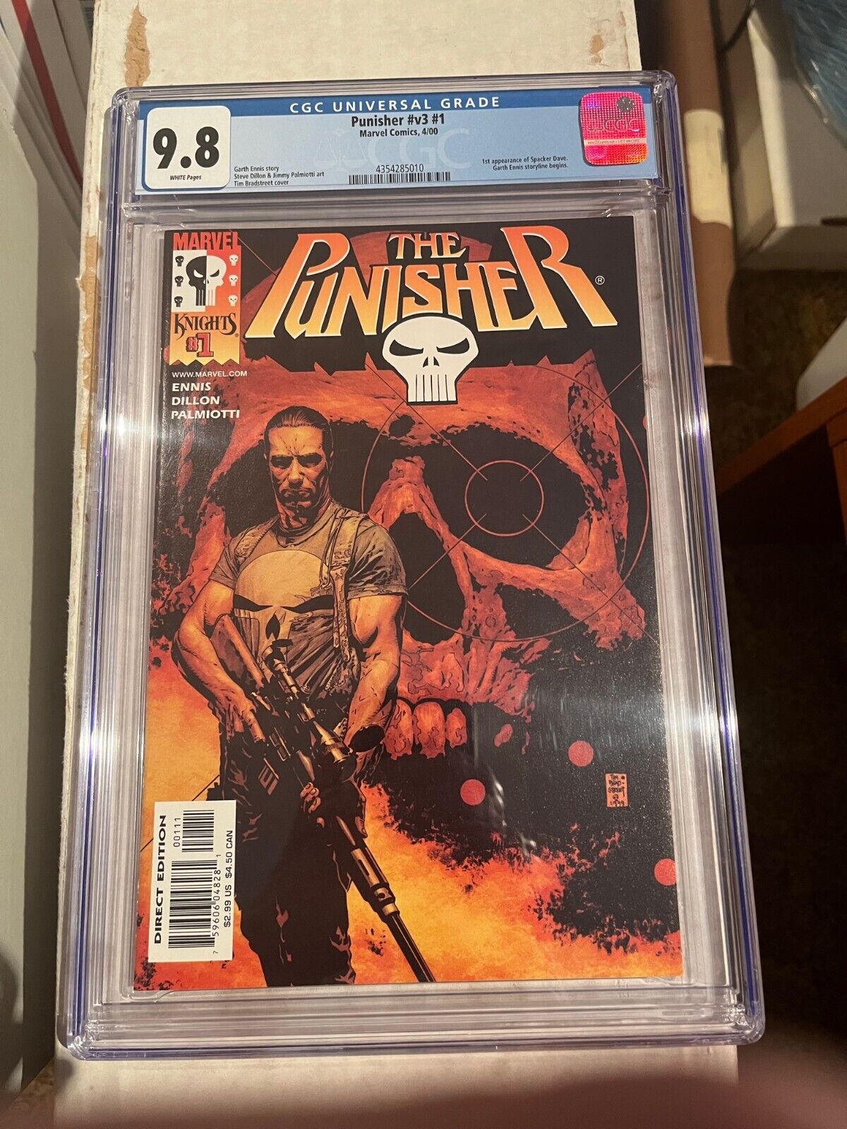 Punisher #1 (2000 series) CGC 9.8 NM/MT, Garth Ennis!