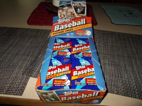 (1) sealed pack 1993 Topps baseball SERIES 1 Jeter RC Gold possible! box fresh