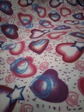 EUC Great Womans XS Scrub Top. Excellent Used Condition. Colorful Hearts Pattern
