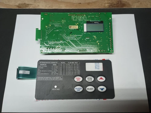  476199 Pool/Spa Heater Display Cntrl Circuit Board 476200A  PreOwned