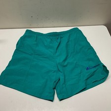 VINTAGE 90s Champion Shorts Mens Large Swim Trunks Green