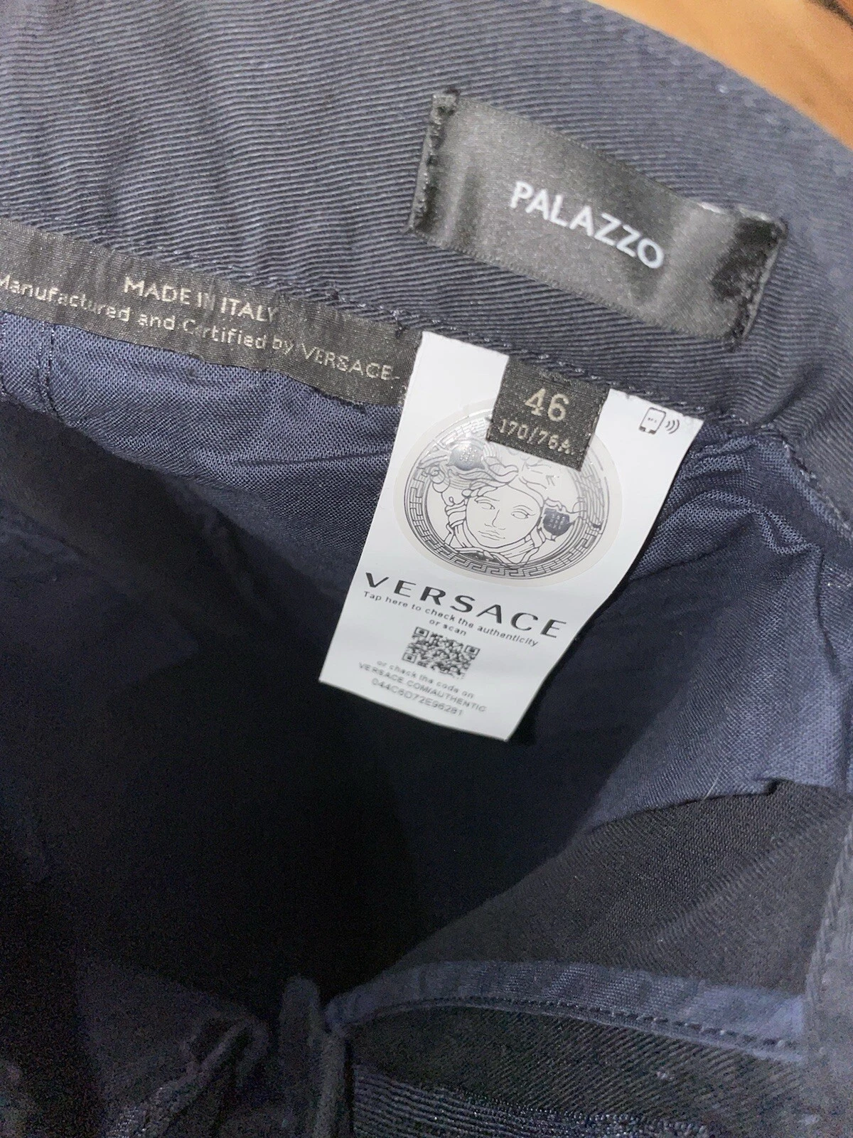 Pantalone elegante uomo Versace taglia 46 firmato