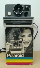 Vintage Polaroid The Button Land Camera SX-70 Film Instant Camera Untested w/Box