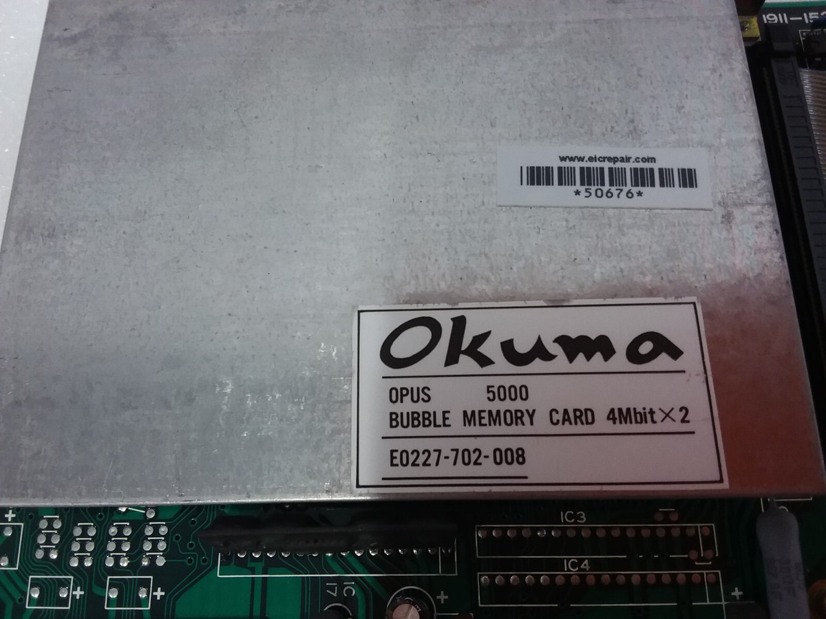 Okuma E0227-702-008 BUBBLE MEMORY BOARD 4MBIT | eBay