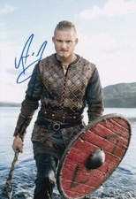 ALEXANDER LUDWIG signed Autogramm 20x30cm VIKINGS in Person autograph COA