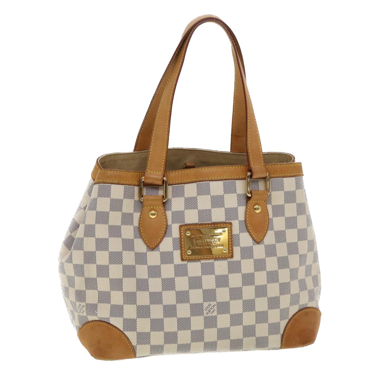 LOUIS VUITTON Damier Azur Hampstead PM Tote Bag N51207 Authentic LV am4127-image