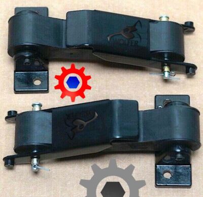 2 each - Hood Latch BLACK ; Mil. Hummer H1; 12338909 2540-01-185
