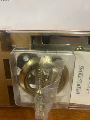 Jimmy Proof Door Lock Wright V385BR New Never Opened. 2B - Picture 9 of 15