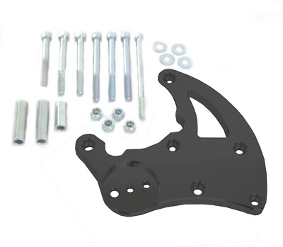LS R4 AC Black Bracket High Mount Truck Vortec LS2 LS3 LQ GM Factory Compressor