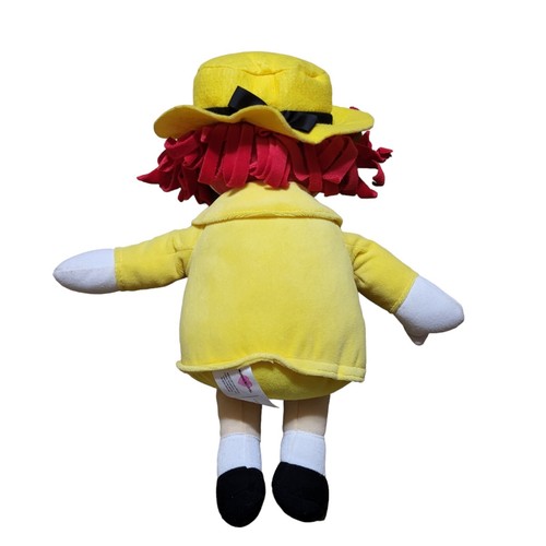 Kohls Cares Madeline Peluche Juguete de Peluche Muñeca Amarillo 14" Vestido Cabello Rojo - Imagen 5 de 11