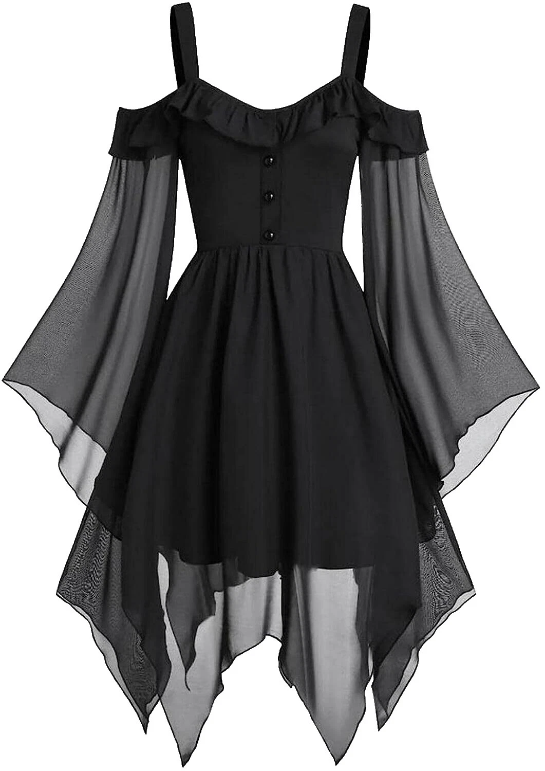 Black Size XL Dress Unisex Costumes