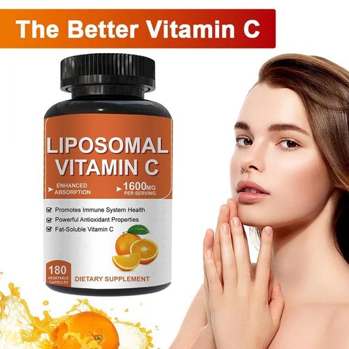 180x Liposomal Vitamin C 1600mg - High Absorption Supplements, Enhance Immunity - Picture 6 of 9