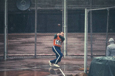 Romuald Klim Of Soviets Competes In The Men's Hammer Throw Duri 1964 Old Photo