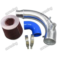  CAI 3.5" Turbo Cold Air Intake Pipe + Filter Kit For 10-15 Kia Optima 2.0T Blue