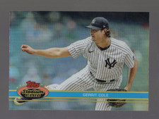 2021 Stadium Club Chrome Base 1991 Design Variation Refractor #11 Gerrit Cole