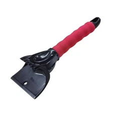 Ice Scraper for Cars, Scratch-Free Winter Window and Windshield Snow Ice Red
