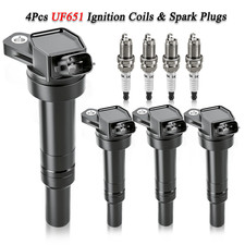 4 Ignition Coil Pack For 11-16 Hyundai Elantra 1.8L 14-18 Elantra GT L4 2.0L