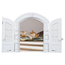 Cat Door For Exterior Door No-Flap Pet Door For Dog And Cat DIY Pet Door