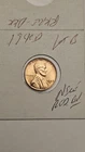 wheat penny 1940D LINCOLN CENT SHARP RED BU 1940-D UNC RED LUSTER LOT #B
