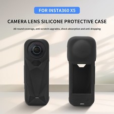 Silicone Protective Camera Body Lens Soft Cover Case for Insta360 X5 Accessories