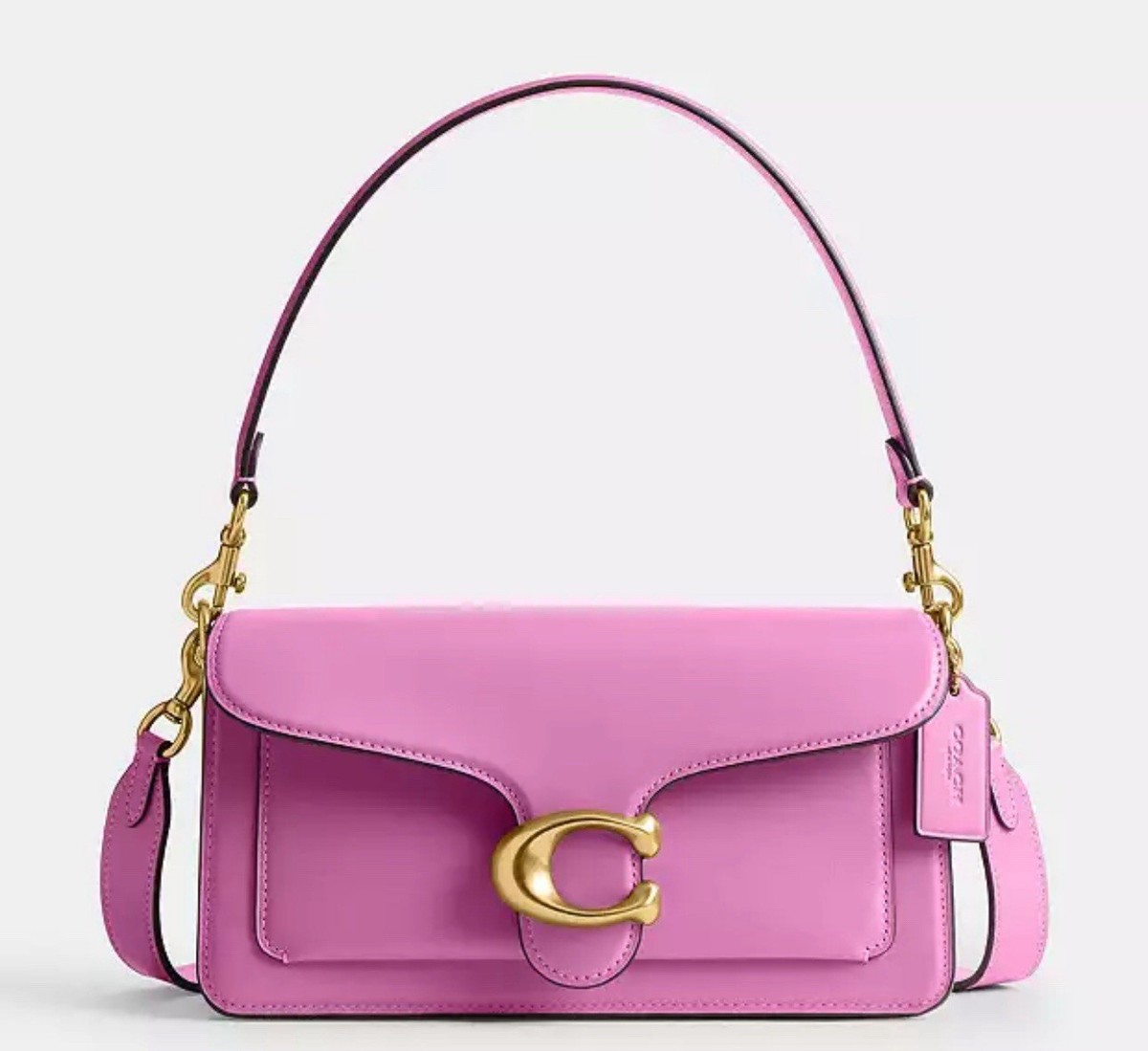 COACH Tabby Shoulder Bag Fuchsia Pink Gold CAM81 NEW - RARE Y2K