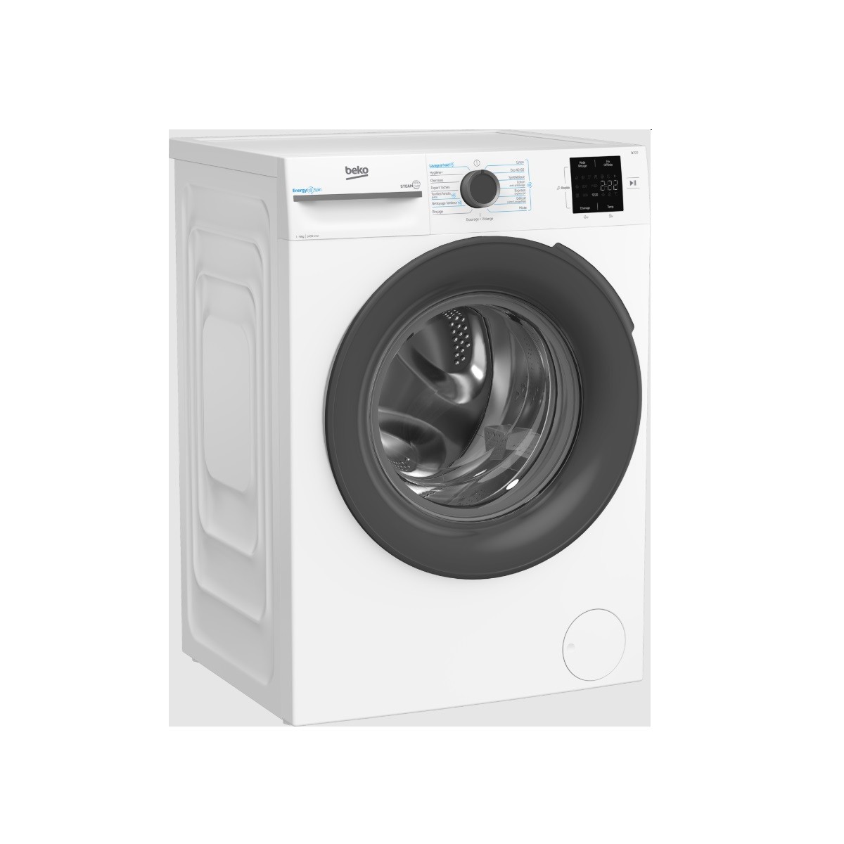 Lave-linge hublot Beko BM14WFU39410 essorage rapide 1400 tours pour un linge parfait