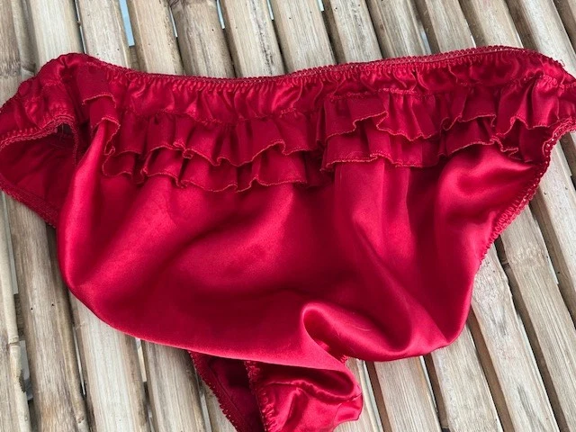 BRAGAS BIKINI JOE BOXER ROJO SATINADO talla L Foto 2 de 2