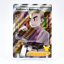 Professor's Research - 024/025 Celebrations 25th FULL ART Trainer - NM/MINT