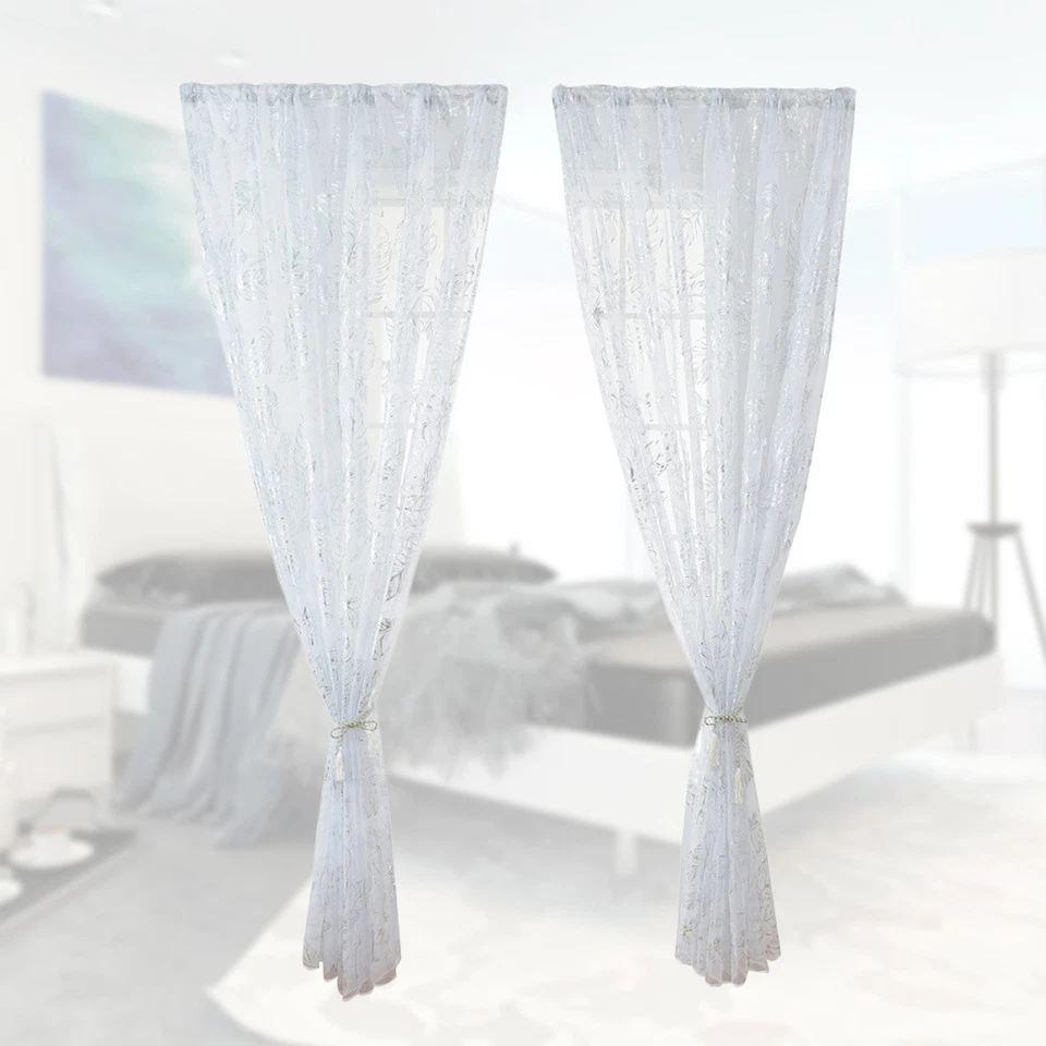 Tende Finestre Camera Da Letto Per Finestra Piccola Curtain Floreale - Immagine 3 di 4
