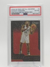 2008 Skybox Metal Universe precious metal gems Dwight Howard Red /50 PSA 6 PMG