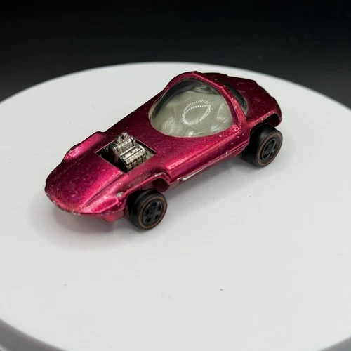 Vintage Hot Wheels Redline Silhouette Creamy Pink - Hard To Find, US Base