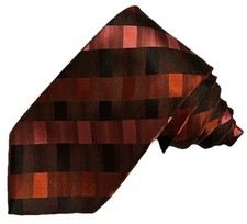 VAN HEUSEN Men's 3.5"x61" 100 Silk Striped Designer Tie Made in China