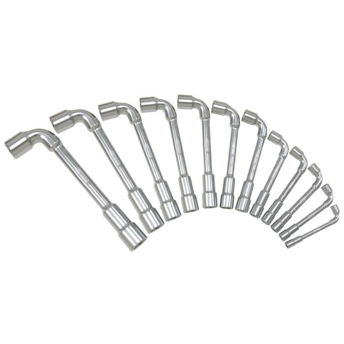 Jeu de cles a pipe debouchees KS Tools 517.04 pour serrer les ecrous profonds