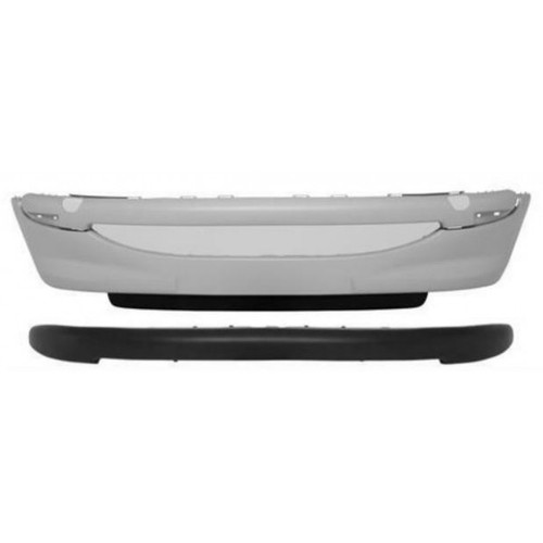 Spoiler Pare-Choc Avant Droit Noir – Compatible Peugeot 206+ (206 PLUS) Dès 2009