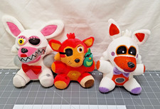 Five Nights at Freddys Lote de 3 Funtime Rockstar Sister Ubicación Lolbit Foxy
