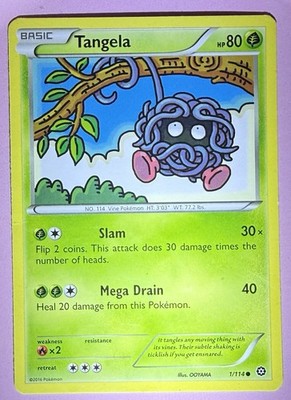Tangela 1/114 XY - Steam Siege Regular