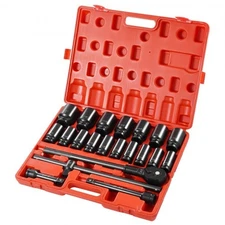VEVOR Impact Socket Set 3/4 Inches 22 Piece Deep Impact Sockets,Socket Assortmen