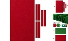 Nylon Billiards Pool Table Cloth, 2.8 Meters Long Red - 2.8 1 Meter