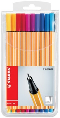 STABILO Fineliner point 88 25er Kunststoff Etui