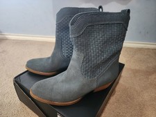 Nine West Vintage America Boots Shoes Women 7 M Mid Calf Suede