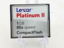 Lexar Platinum II 1GB 80x Speed Compact Flash Card