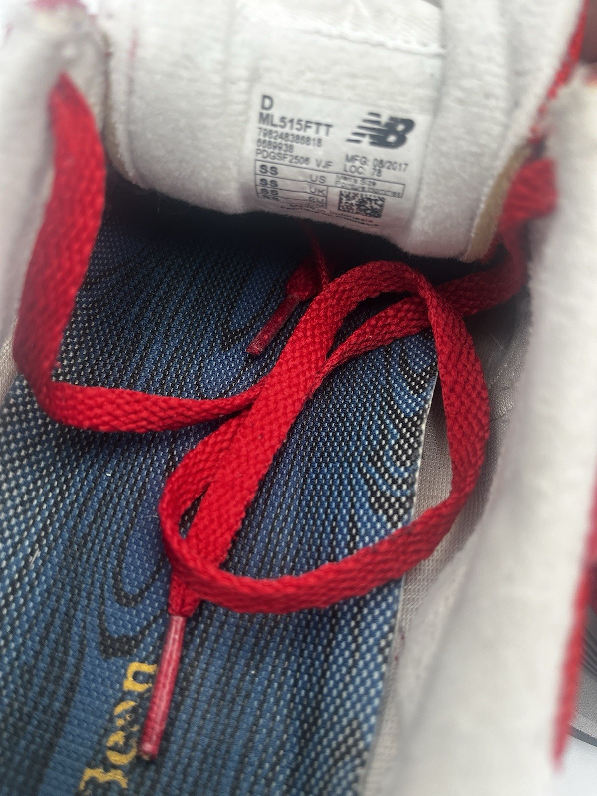 Sample New Balance 515 Red Sample Pair Size 9.5 - image 5