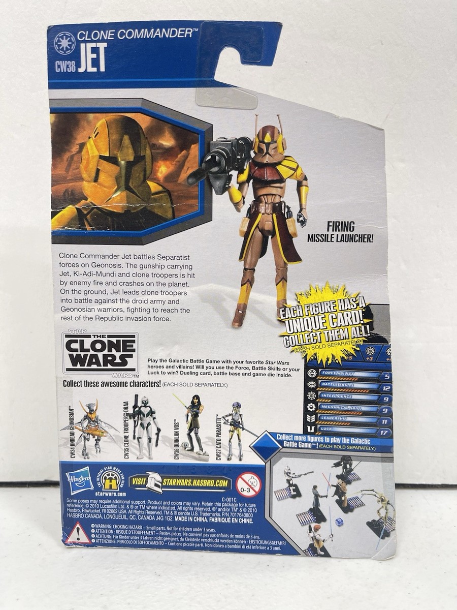 Star Wars Commander Jet Figure Cw38 Geonosis Clone Trooper Star Wars Commander Jet Figure Cw38 Geonosis Clone Trooper