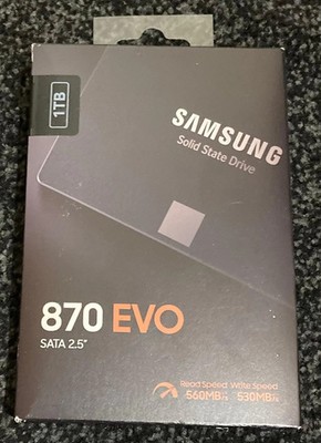 Samsung 870 EVO 1TB 2,5 Zoll SATA III Interne SSD MZ-77E1T0B/EU
