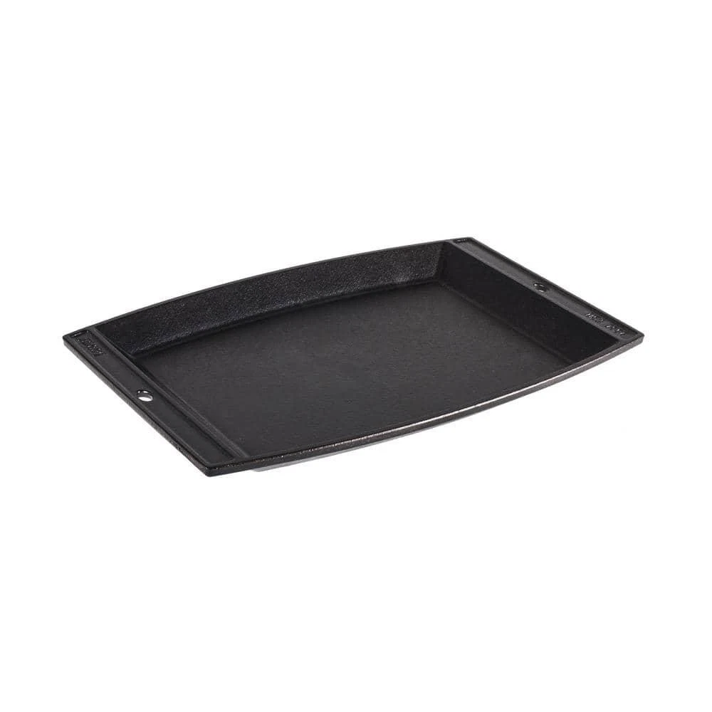 Lodge Griddle Rectangular Cast Iron Pre-Seasoned Grill Stove Campfire 15" x 12"