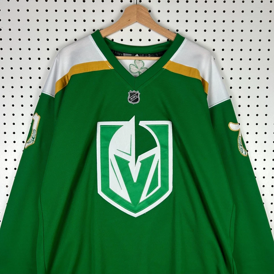 Camiseta deportiva de hockey William Karlsson #71 Adidas XL NHL Vegas Golden Knights verde Foto 4 de 4